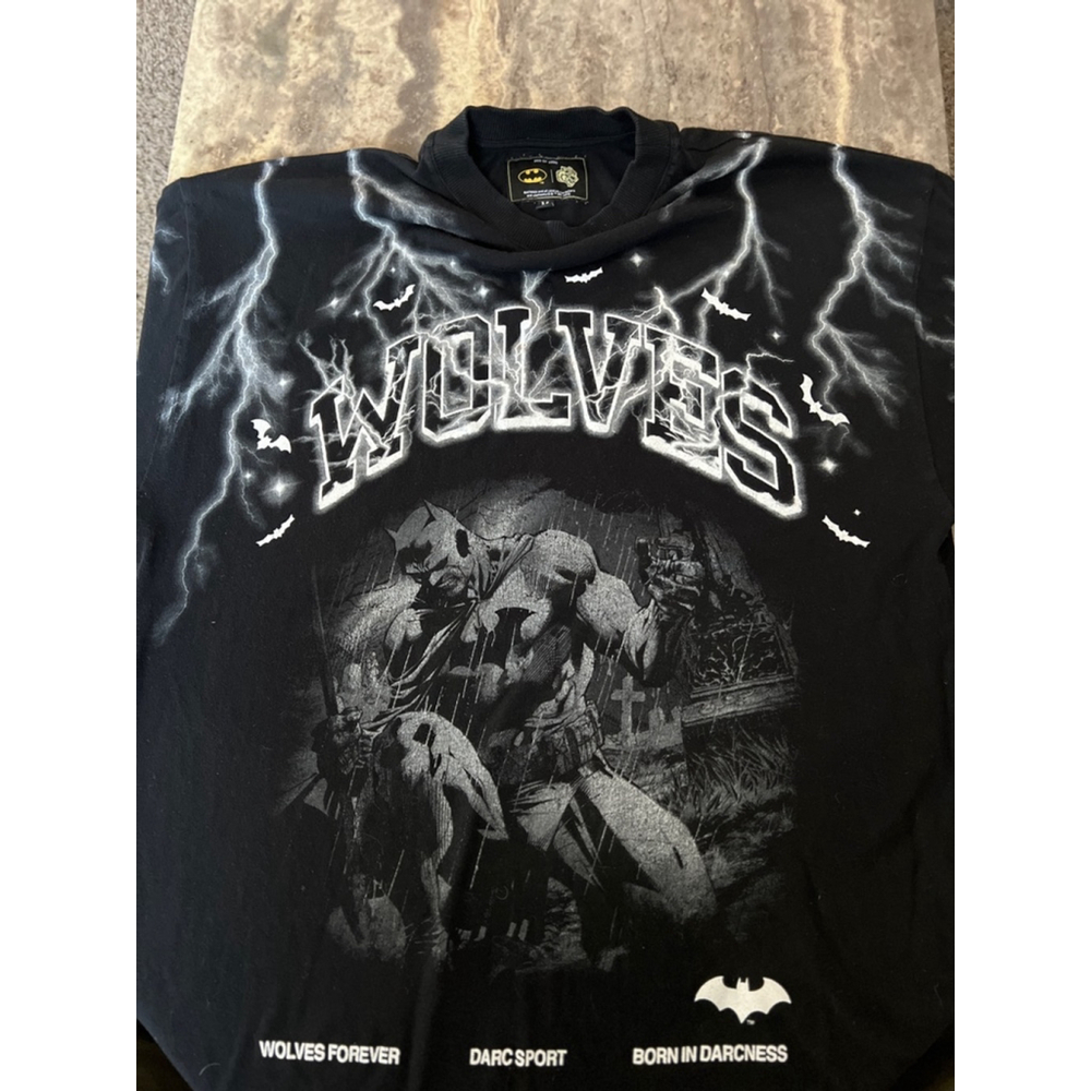 DarcSport - (M) - Roided OUT BATMAN Shirt Black/White RARE
